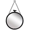 H2H Hanging Mirror with Faux Leather Strap - 15.8 x 1 x 27.8 in. H22598495